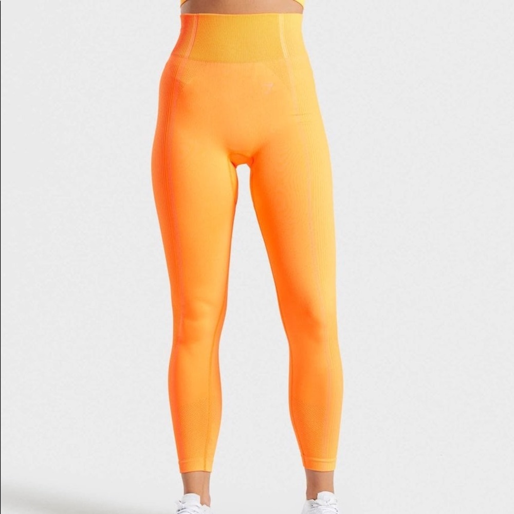 Orange ultra seamless legging Gymshark